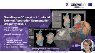 GrainMapper3D v.4.1 supporting tutorial: External Absorption Segmentation in Dragonfly 2025.1
