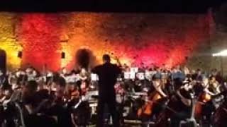 Orchester Des Albert Einstein Gymnasium Spielt Auf Dem Burg Kastro Chlemutsi In Kyllini