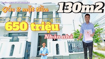 Nhà Ngộp Gần Bình Chánh| quá sốc với căn nhà góc 2 mặt tiền,130m2 mặt tiền đường nhựa kinh doanh