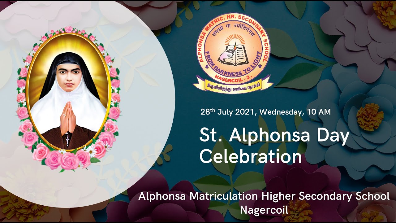 St Alphonsa Day Celebration 2021 YouTube