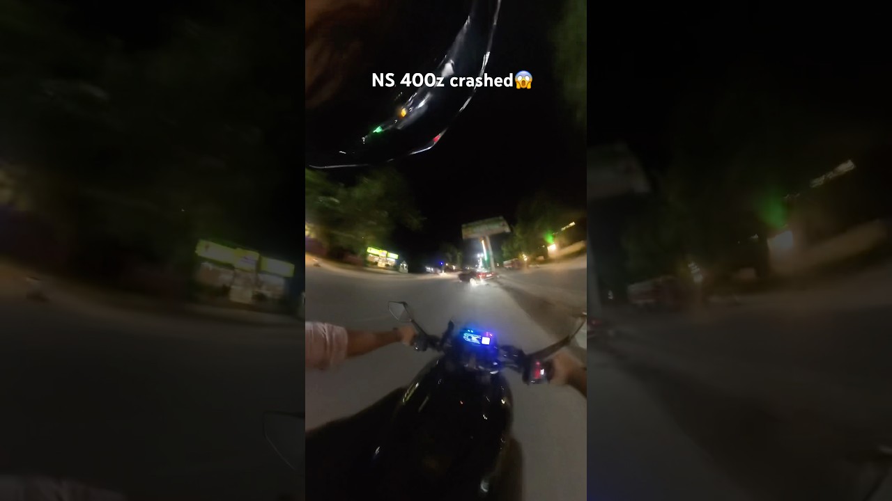 NS 400 crashed at 110 km/h 