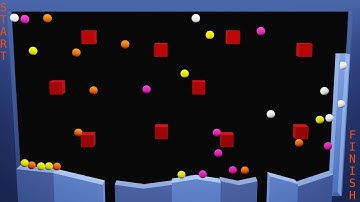 Survival Race / Elimination Race / Marble Race / Marble Run / Obstacle Course / Blender Animation /