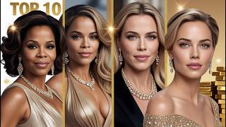 Top 10 Wealthiest Hollywood Actresses 💎 | Net Worth, Luxury & Power