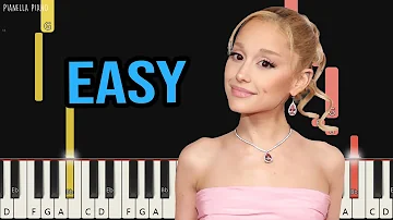 Ariana Grande - Intro (end of the world) | EASY Piano Tutorial by Pianella Piano