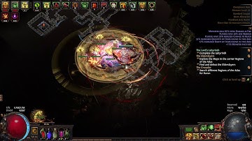 CRIMSON HUES PROPHECY Gameplay with CYCLONE in PATH OF EXILE