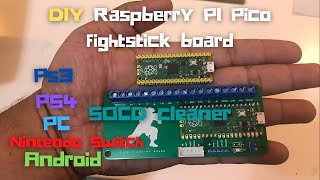 diy pico fighting board | raspberry pi pico | socd cleaner | wow it's fast!