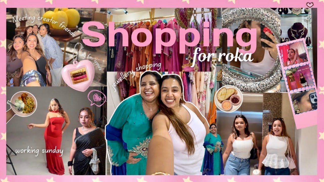Shopping for our Roka, Metting creator friends ⭐️Pointles vlog