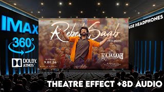 Rebel Saab (Telugu) Lyrical Video - The Raja Saab | Prabhas | Maruthi | Thaman S| Theatre Experience