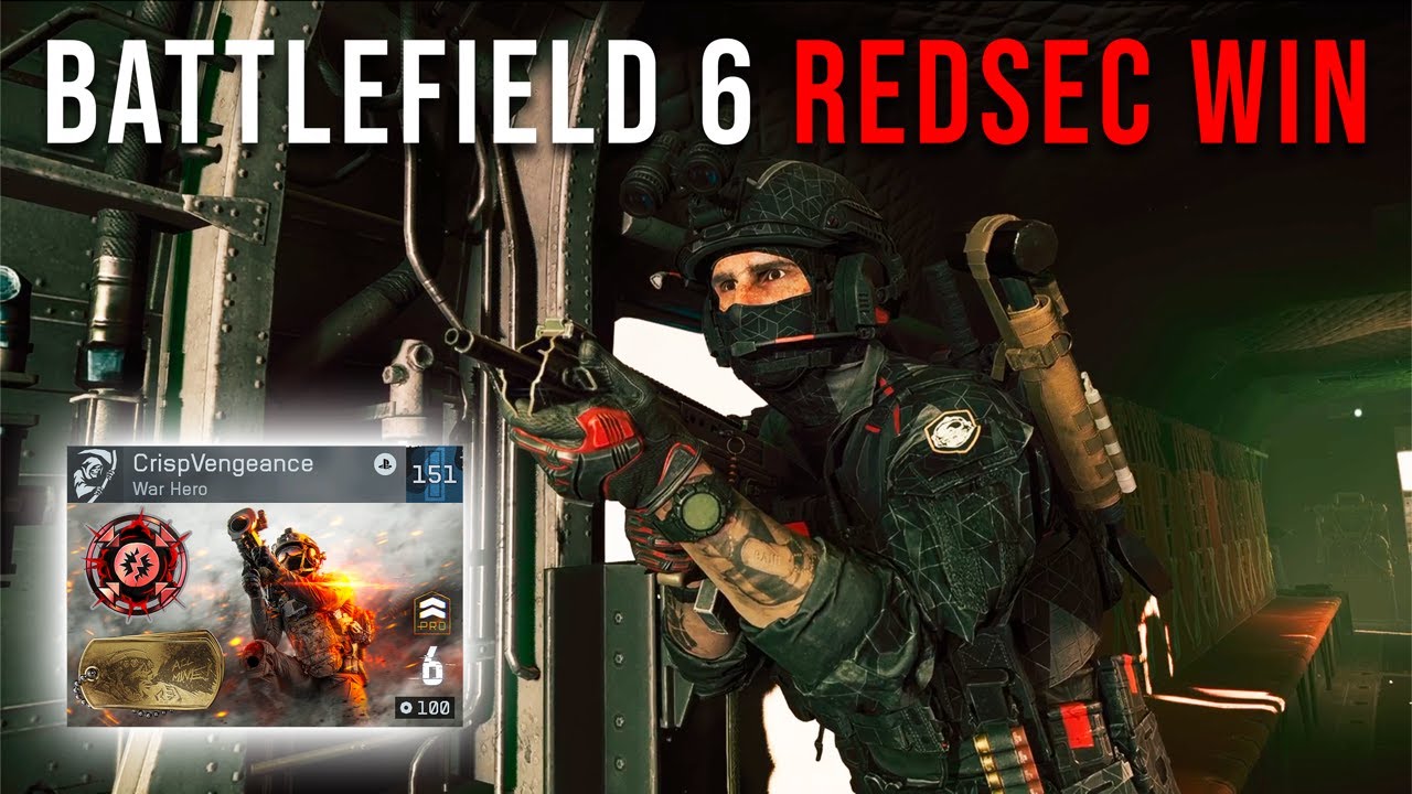 The REDSEC Experience & Win in Battlefield 6 - YouTube