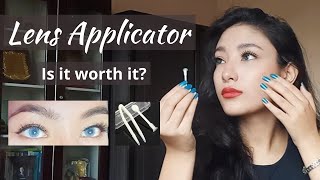 How To Apply And Remove Lens Using Lens Applicator | Beginners screenshot 5