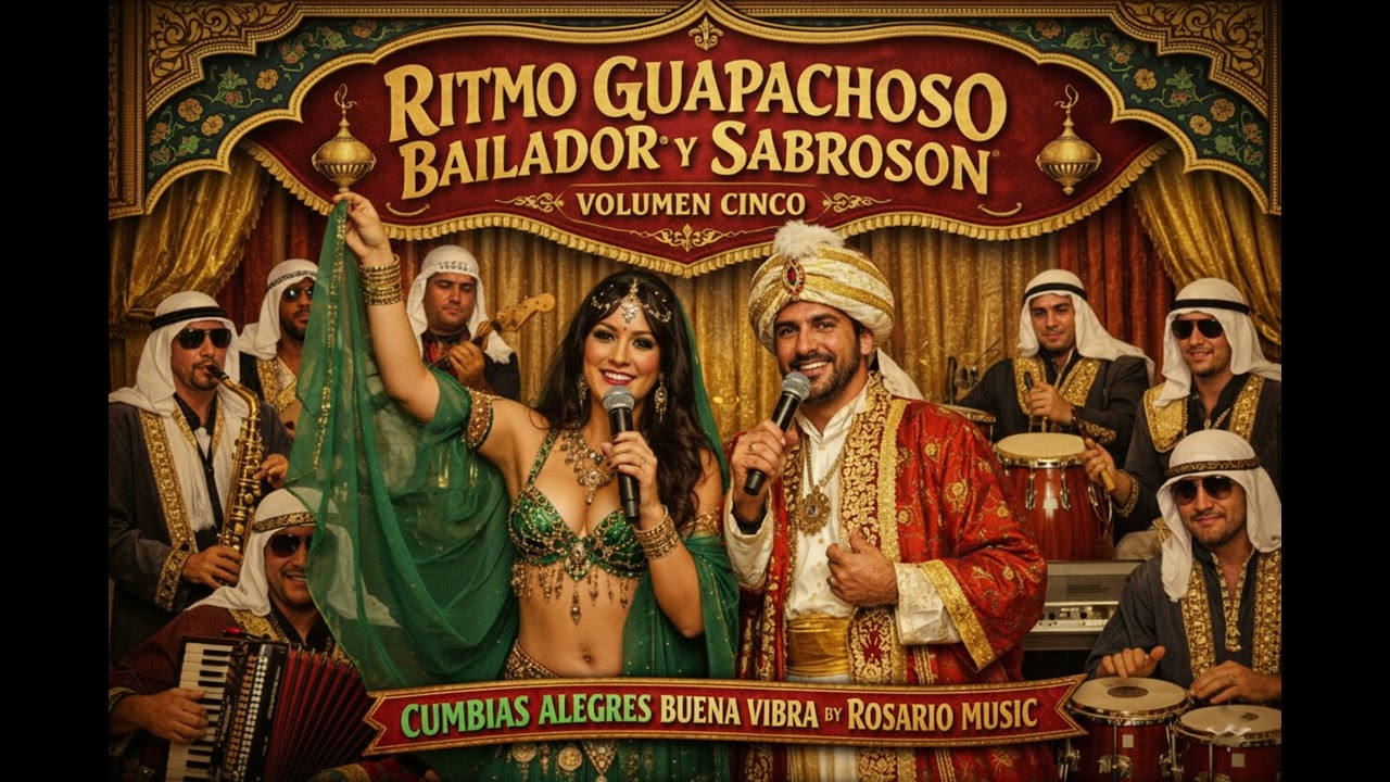 RITMO GUAPACHOSO BAILADOR Y SABROSON,  PARA BAILAR SIN PARAR.  VOLUMEN CINCO, BY ROSARIO MUSICA.