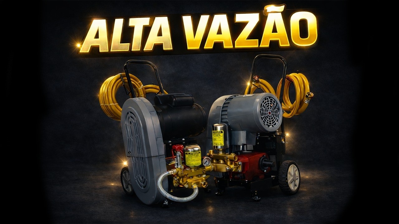 Lavadora de Alta Vazão ou Alta Pressão? Qual é Melhor pro Lava Jato ...