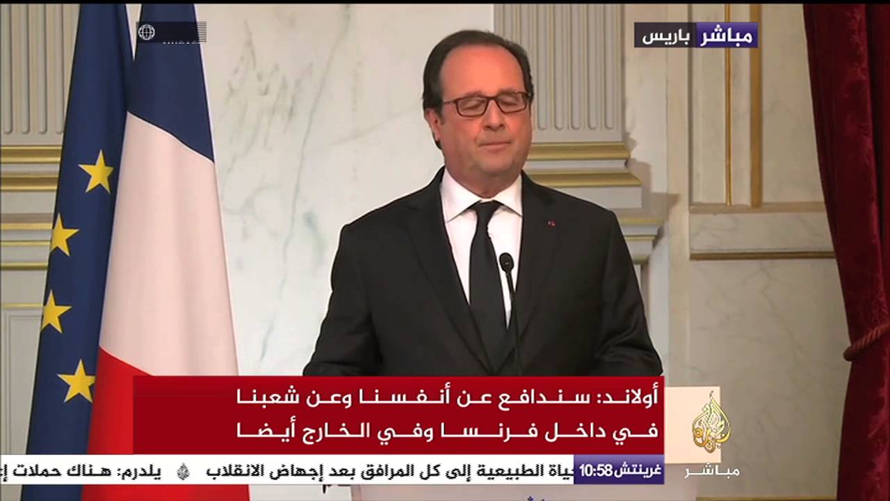 كلمة الرئيس الفرنسي عقب اجتماع مجلس الدفاع والأمن القومي