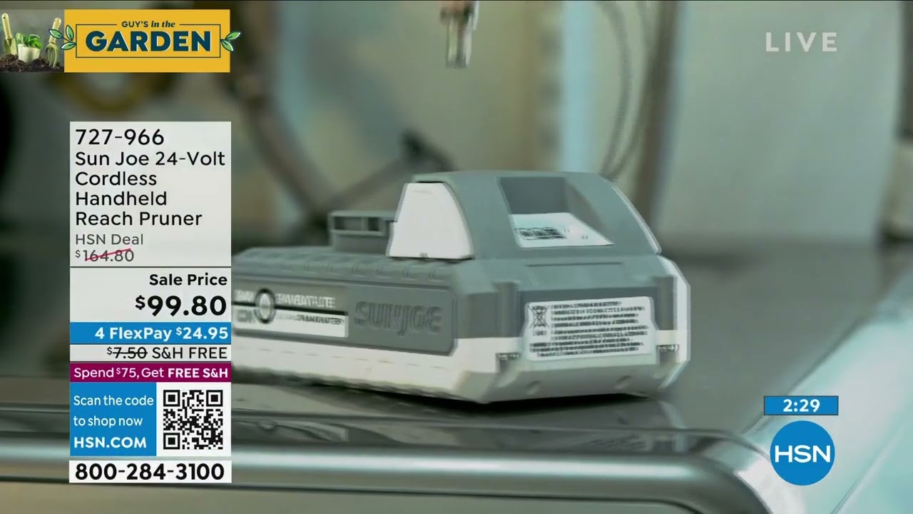 Sun Joe 24Volt Cordless Handheld Reach Pruner