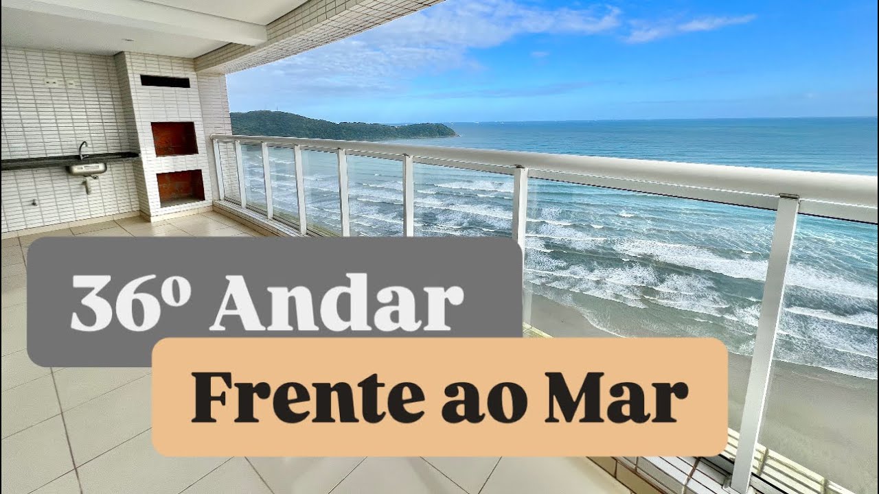 36º andar Frente ao Mar no bairro Boqueirão/ Praia Grande