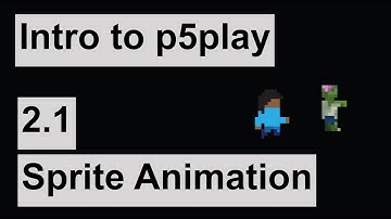 Intro to p5play - 2.1 - Sprites Animation