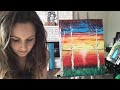 "Fall Birch Trees" painting video tutorial ( recorder through FB live) by Artist's Palette Durham