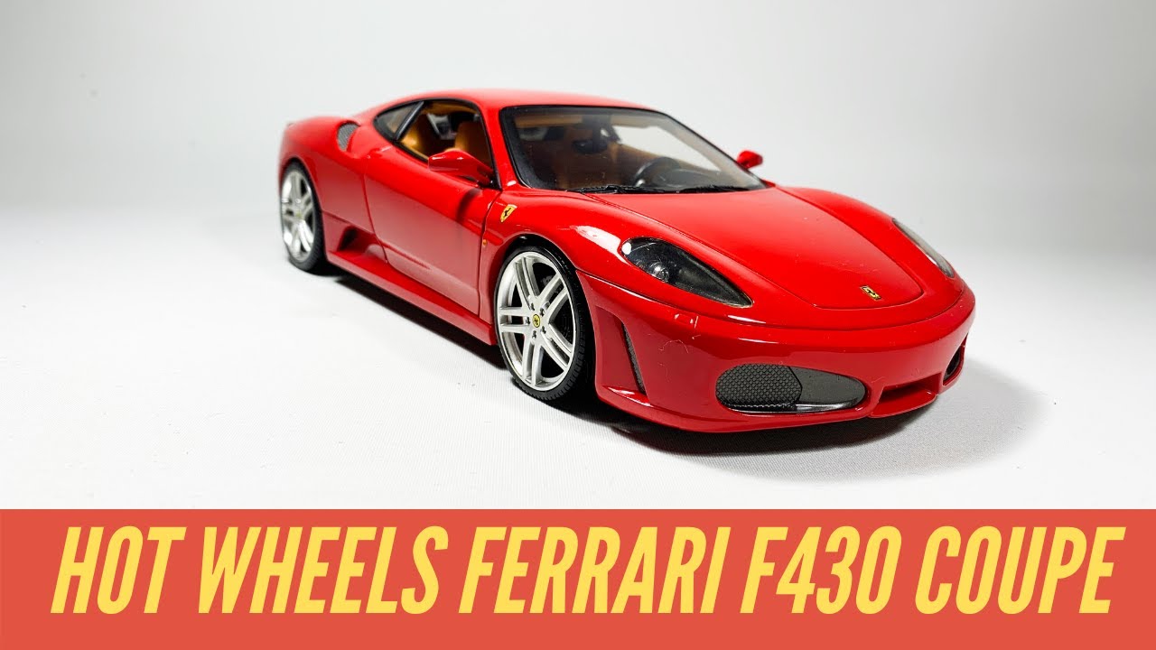 Hot Wheels Ferrari F430 Coupe - 1/18 Unboxing & Review - YouTube