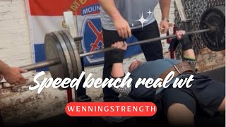 Speed bench real weight