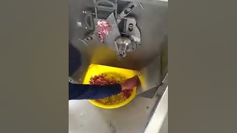 Máy cắt hạt lựu thịt tươi và đông  0911 399 029