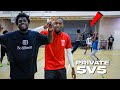 PRIVATE 5V5 Pick Up Basketball Runs (GOES CRAZY😳)