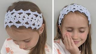Crochet Lace Headband @crochetbits