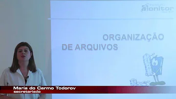 Como são organizados os arquivos?