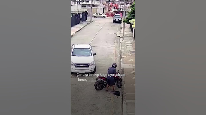 Hırsızı Durdurmak İçin Aracıyla Defalarca Çarptı!