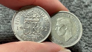 1942 United Kingdom Sixpence 6d Predecimal Coin Values Information Mintage History and More