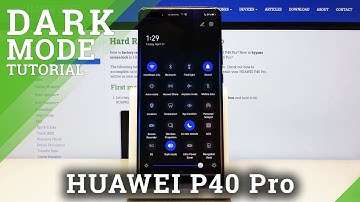 Dark Mode in HUAWEI P40 Pro – Invert Menu Colors / How to Turn On Dark Mode