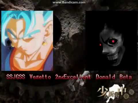 超サイヤ人ブルーベジット2nd vsタスィトゥリーファイナルエクセレントドナルド 【MUGEN】