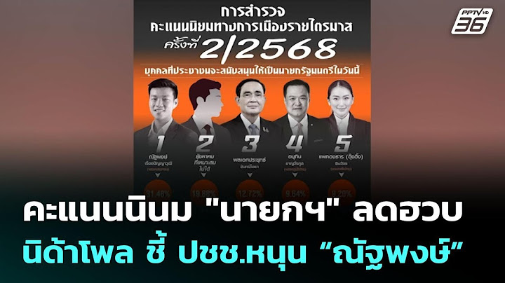 คะแนนนินม "นายกฯ" ลดฮวบ นิด้าโพล ชี้ ปชช.หนุน “ณัฐพงษ์” | เข้มข่าวค่ำ | 29 มิ.ย. 68