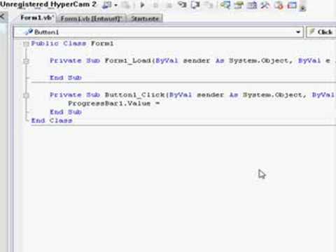 Visual Basic 2008 Turtorial "ProgressBar" Part1. (Deutsch)