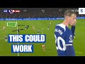 Cole Palmer - Analysis as a centre forward (vs Arsenal)