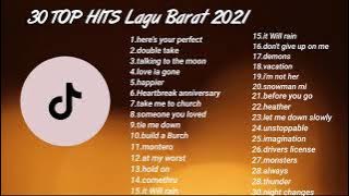 30 Top Hits Lagu Barat 2021 * Spotify Playlist Viral tiktok