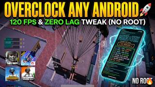 HOW TO OVERCLOCK ANY ANDROID IN 2026! 🚀 Get 120 FPS & Zero Lag Tweak (No Root)