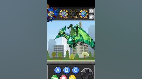 Transform Dino Robot General Mobilization part 3 Ptera Green