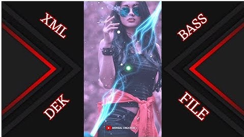 Bombay Se Rail Chali 💥 Dek Bass Xml File 🔰Alight motion video editing #xml#alightmotion#dekbasssong