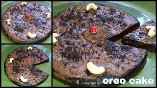 Oreo cake ingreidents 1.oreo biscuits 2.milk 3.sugar