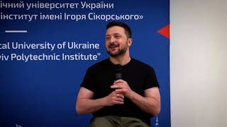 Володимир Зеленський зустрівся з молодими науковцями та представниками Малої академії наук