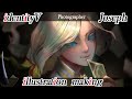 【identity5】ジョゼフ 厚塗り イラストメイキング【現役藝大生】
