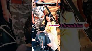 ❤️ Virushka Spotted at Bengaluru Airport ✈️ | Cute Couple Moments Go Viral 😍#shorts  #ipl #virushka