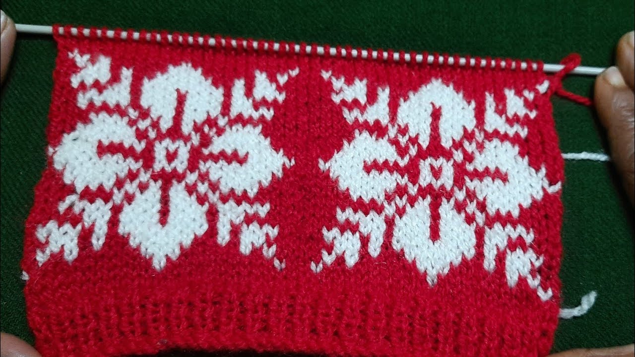 Two colour design for sweater/jacket/cardigan