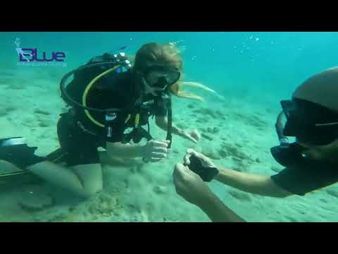 Underwater Wedding Proposal | Blue Adventures Diving - Chania, Crete - Greece