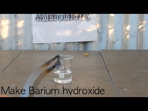 What is the formula for barium hydroxide?