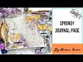Springy journal page by Neena Arora
