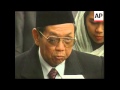 INDIA: INDONESIAN PRESIDENT WAHID VISIT (2)