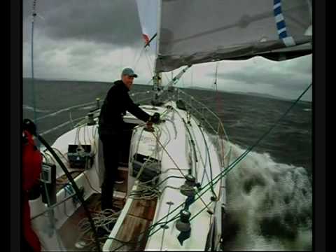Bavaria Shorthanded Sailing in 30 knots wind - YouTube