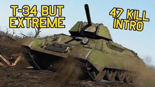 THIS T-34 WEARS A SUIT OF ARMOUR - T-34E in War Thunder - OddBawZ