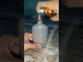 “Smoke trapped in a bottle?! 😳 Watch what happens when pressure changes!” #experiment #science